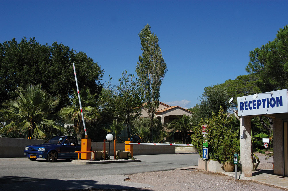 Entrance of the campsite